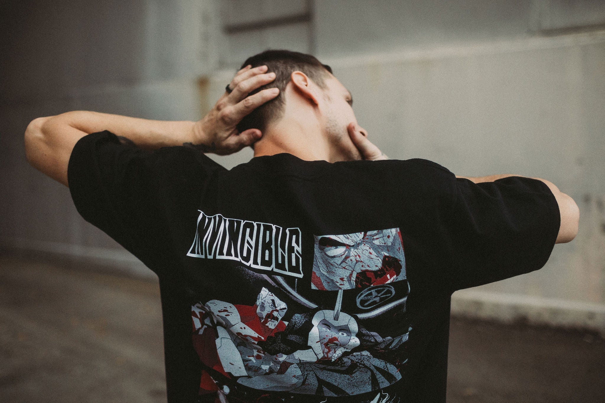 Neck Snap T-Shirt