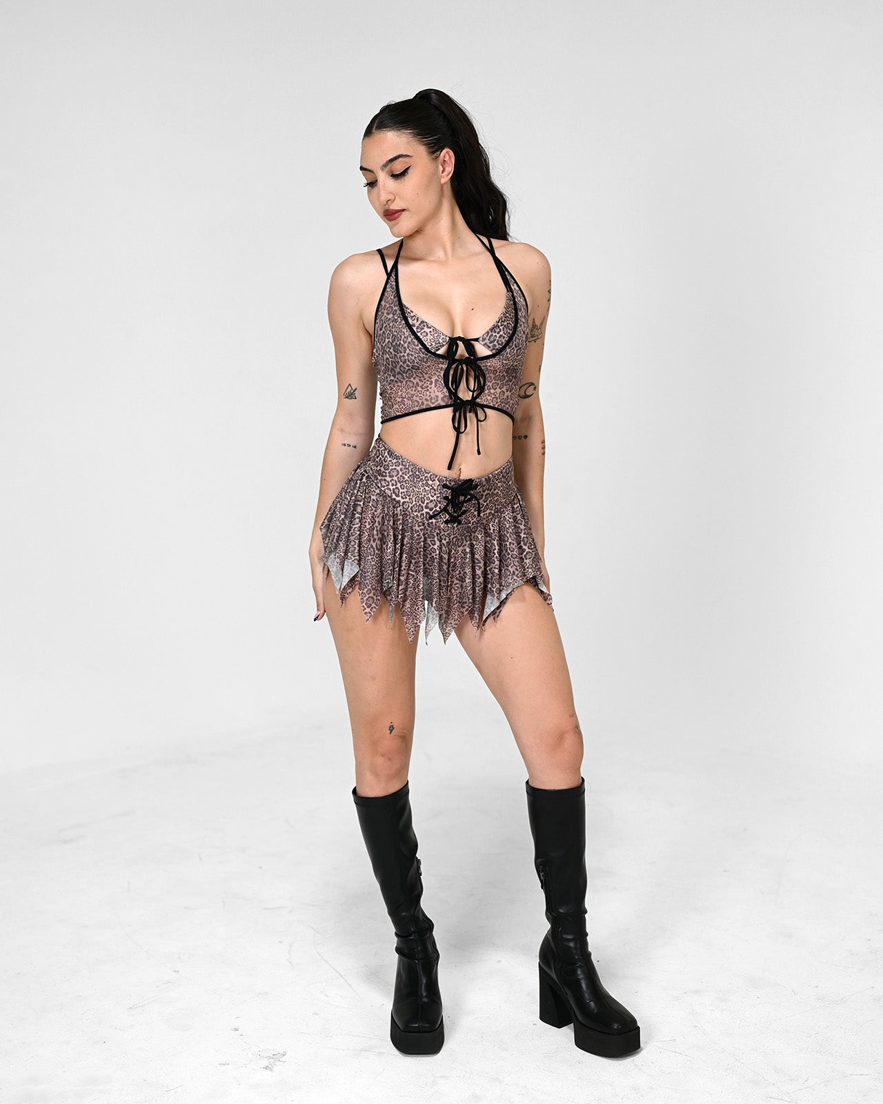 Leopard Luxe Crop Top